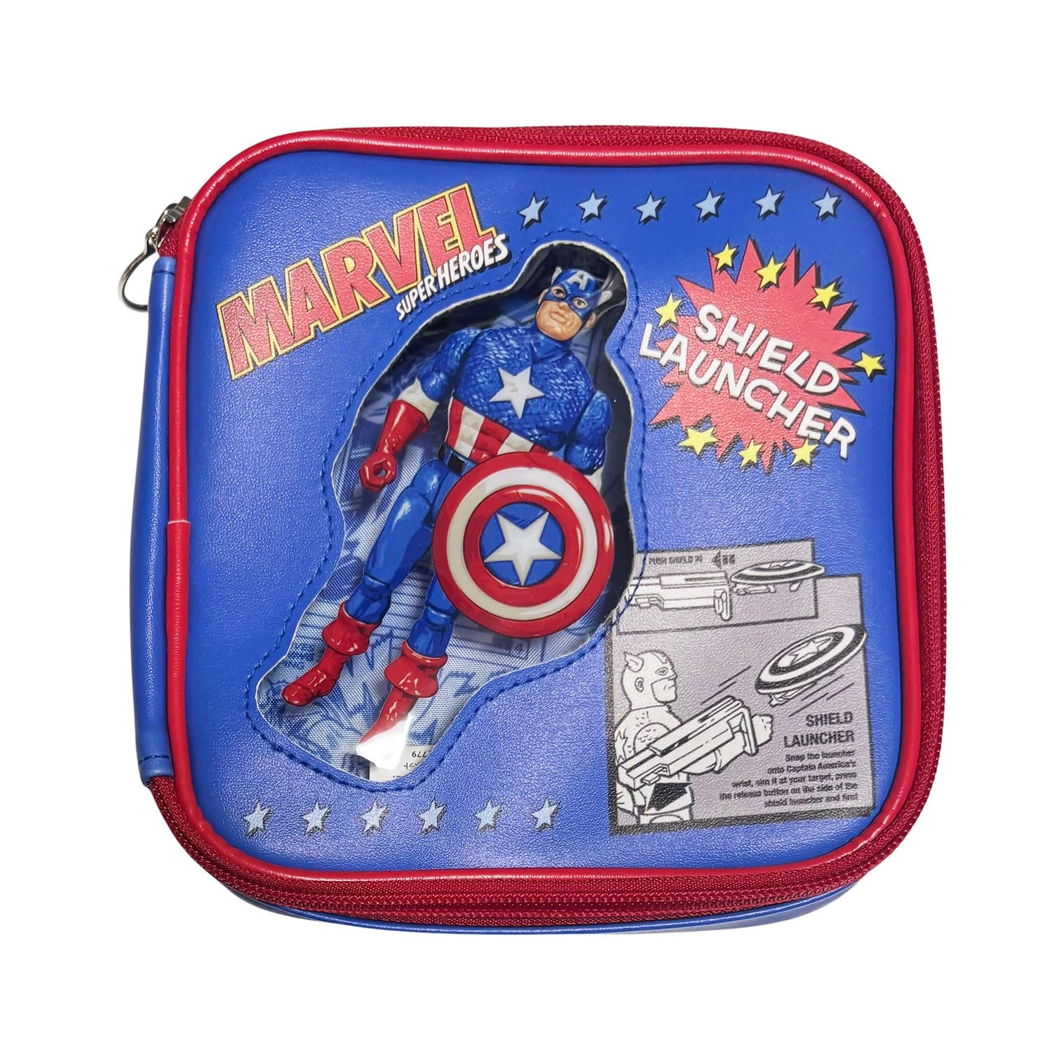 Small Planet Marvel Windowed Pouch Captain America Toy Design