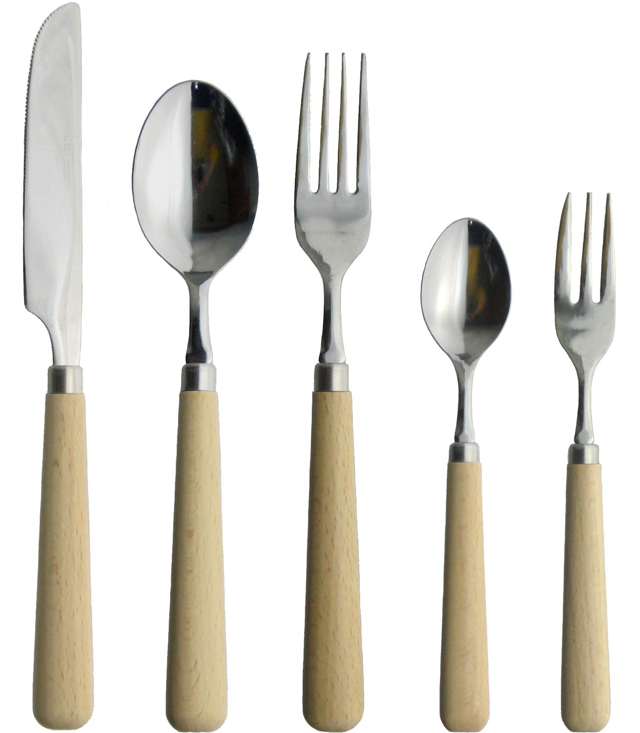 

Набор деревянных столовых приборов Nagao Tsubame Sanjo 5 предметов Нержавеющая сталь Деревянные Сделано в Японии