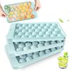 Ice Molds Cubes Balls Silicone Ice Container With Lid 3pcs