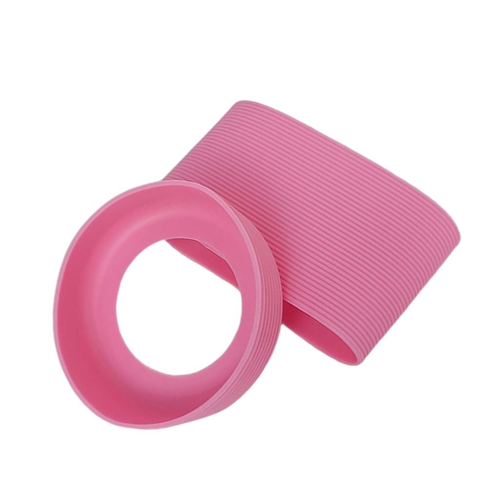 Stripe Cup Sleeve Set Silicone Cup Bottom Cover New Heat Resistant Protective Sleeve
