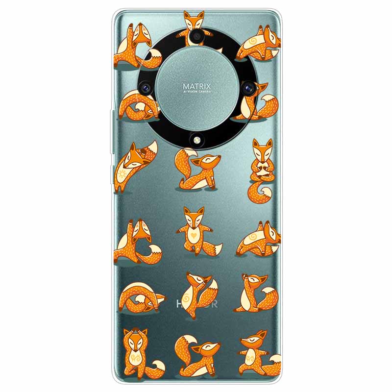 Custodia per Honor Magic6 Lite 5G Trasparente TPU Silicone Funda Capa per Honor Magic 6 Lite Coperture Morbide Magic6Lite Trasparenti Coques borsa