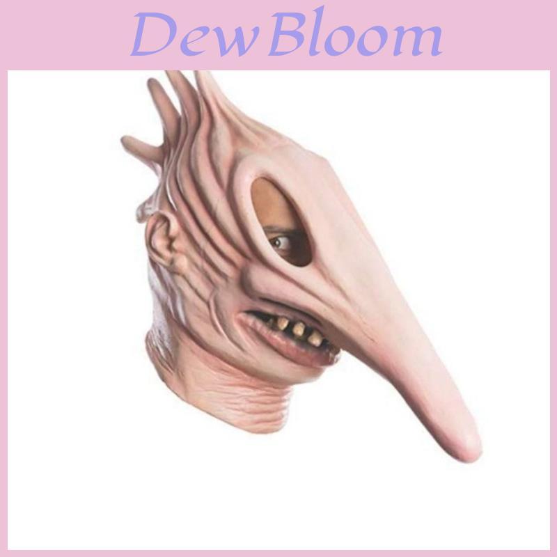 Maschera Cosplay Bizzarra per Adulti Beetlejuice Barbara Adam Accessorio Costume Mostro
