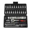 46PCS Vehicle Repair Ratchet Screwdriver Tool Complete Polished   for Motorcycle   Electric Bikes