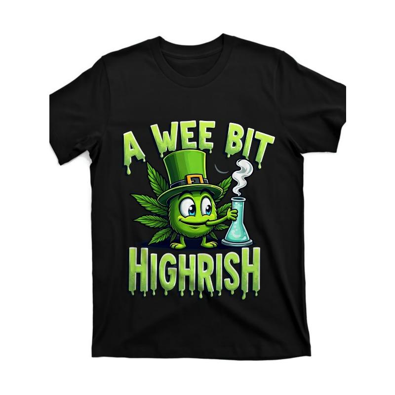 

Европейские размеры A Wee Bit Highrish 29GH7 Тот же стиль для мужчин и женщин Летняя футболка с коротким рукавом с принтом 2025 S чёрный