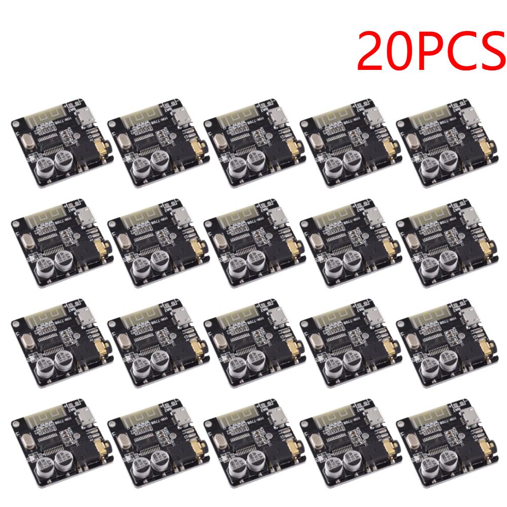 1-20PCS Bluetooth Audio Receiver Board Bluetooth 5.0 MP3 Lossless Decoder Board Wireless Stereo Music Module 3.7-5V XY-BT-Mini