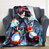 1pc Shadow Sonic Flannel Blanket, Soft Skin-Friendly with Digital Printing, Various Sizes Available for Family, Friends105