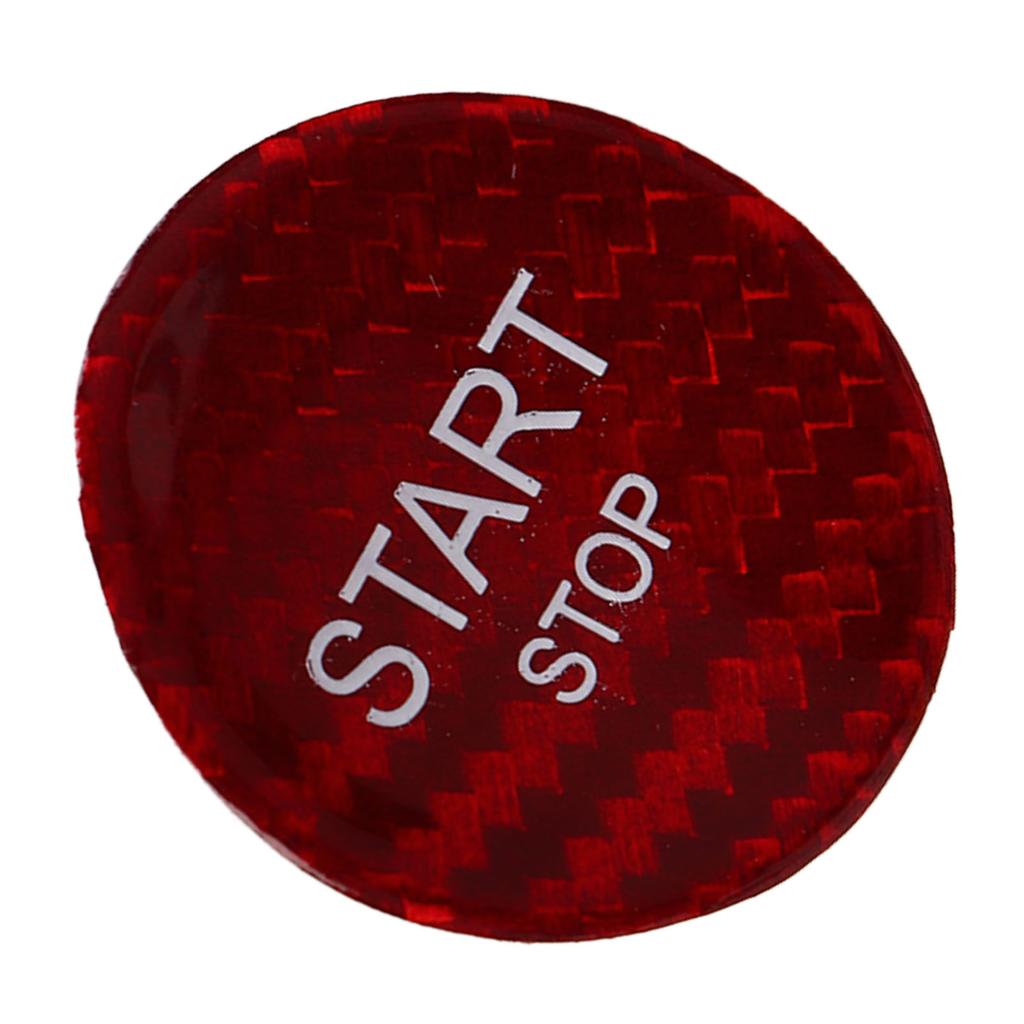 Engine Start Stop Button Cover Carbon Ignition Starter Sticker Replacement for 408 308S 508