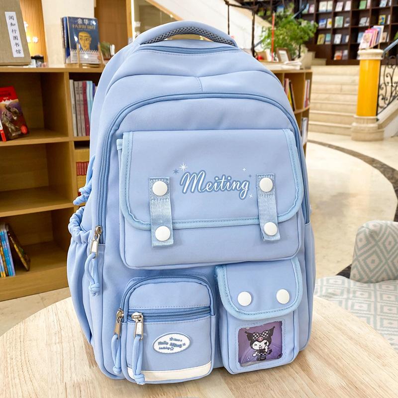 Schoolbag Female College Student Class Bag Japanese Ins Cute Backpack Large Capacity Versatile Junior High School High School Bag