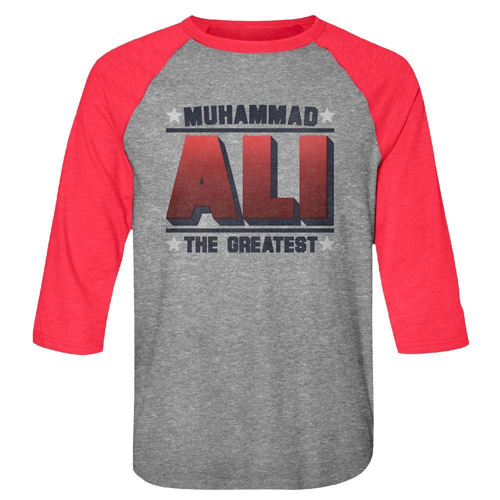 Muhammad Ali Greatest Men Raglan Shirt XXXL