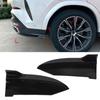 1 Pair Rear Bumper Diffuser Left Right Car Rear Bumper Lip Splitter Protector for X6 G06 M‑Sport 2020 to 2022