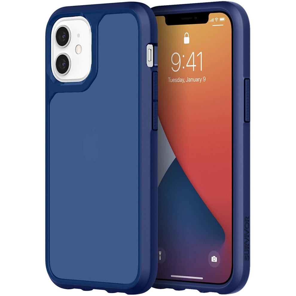 (Blue) Griffin Survivor Strong for iPhone 12 Series