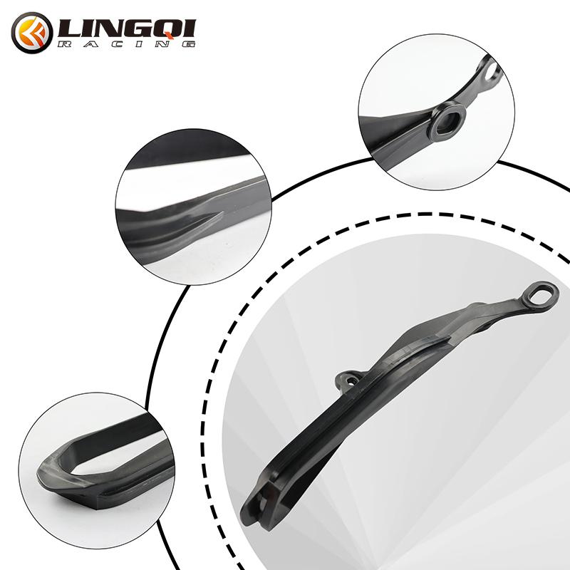 LINGQI RACING Motorcycle Chain Swingarm Chain Guide Slider Roller For Kayo T2 T4 T6 250 250cc Dirt Pit Bike Motocross Motorbike