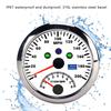 85mm 0‑200MPH GPS Speedometer 0‑8000rpm Tachometer Gauge Overspeed Alarm LCD Red Backlight for Car Boat