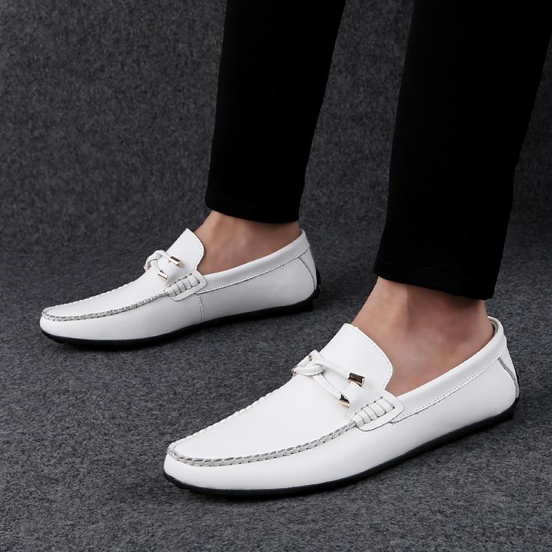 Fashion High Quality Men's Spring Comfortable Soft Soled Casual Loafers Fashionable Brand Men Outdoor Breathable Anti Slip Driving Shoes