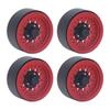 4PCS RC Beadlock Wheel Rim Set 1.9 Inch Aluminum Alloy 1 10 RC Car Wheel Hub for Axial SCX10 I II III