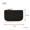 Inden HISOCA Traditional Craft Koshu Inden Deerskin Lacquer Original Brand Coin Purse Black with Black Lacquer Dragonfly [Indenya] [No.9401] [1-008]