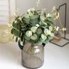 10/20pcs Fake Plants Silk Eucalyptus Leaf DIY Christmas Decorations Vase for Home Garden Wedding Scrapbooking Artificial Flowers
