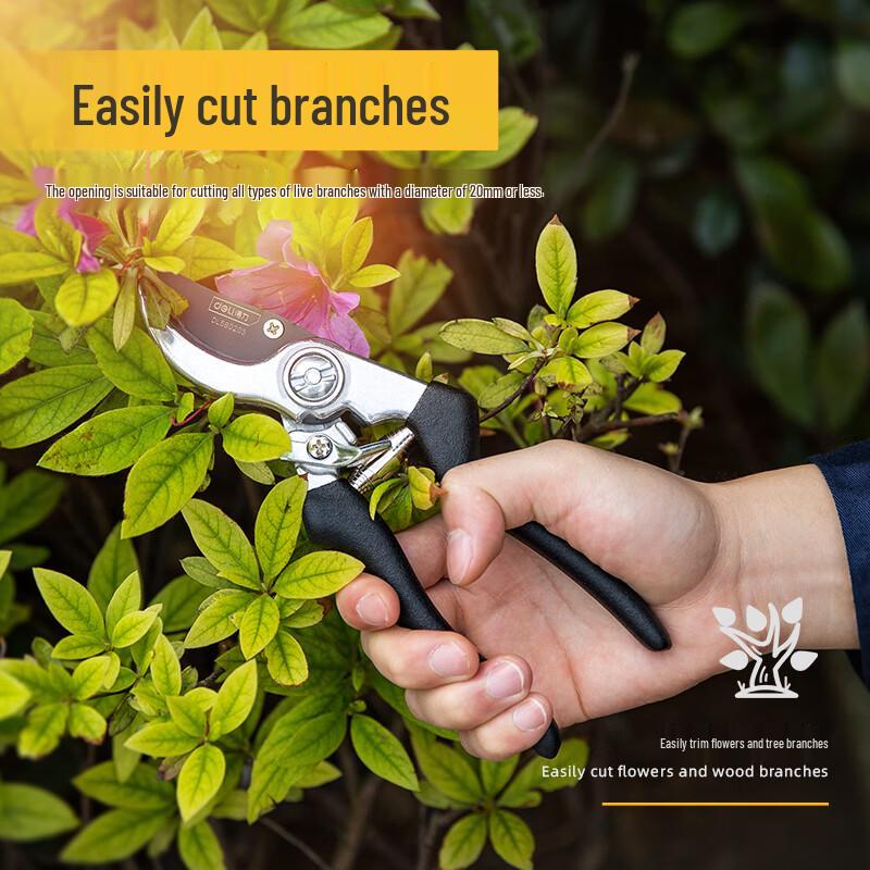 Deli 8.5-inch Labor-Saving Pruning Shears