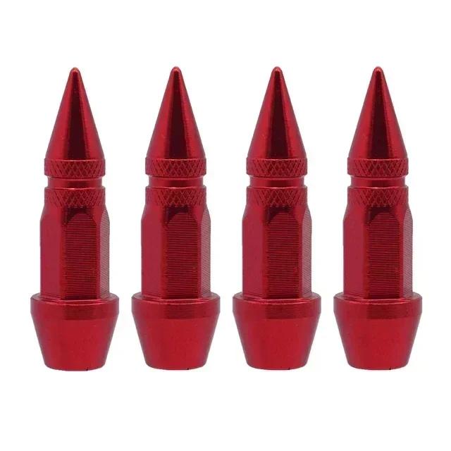1set/4pcs Tire Wheel Valve Caps, Universal Fits For Car Motorcycle Bike Wheel Tires Valves Tyre Stem Cap Air Cap Airtight Cover