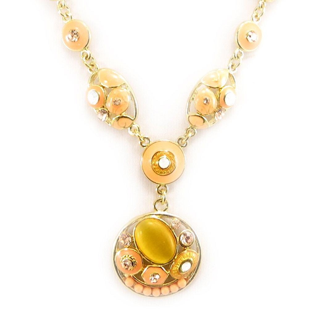 

Les Trésors De Lily [C3754] - Дизайнерское колье Jewels Orange