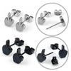 Punk Bow Contrast Style Earrings, Unisex, Earrings With A Personalized And Trendy Style, Niche Earrings