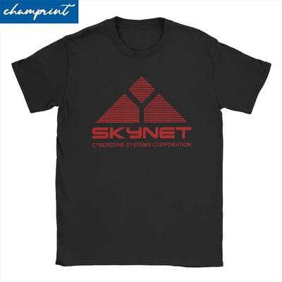 Skynet Cyberdyne Systems Terminator T-Shirts Unisex Frauen humorvolle Baumwoll-T-Shirts Rundhals Kurzarm T-Shirt Plus Size Tops