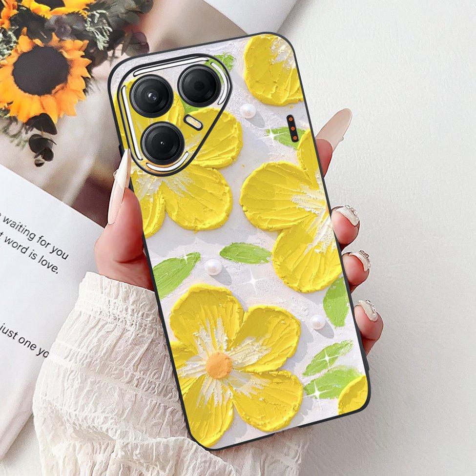 For Tecno Pova 7 5G Cover Case LJ7 Luxury Butterfly Love Fashion Flowers Cool Lion Painted Phone Case For Techno Pova7 5G Bumper