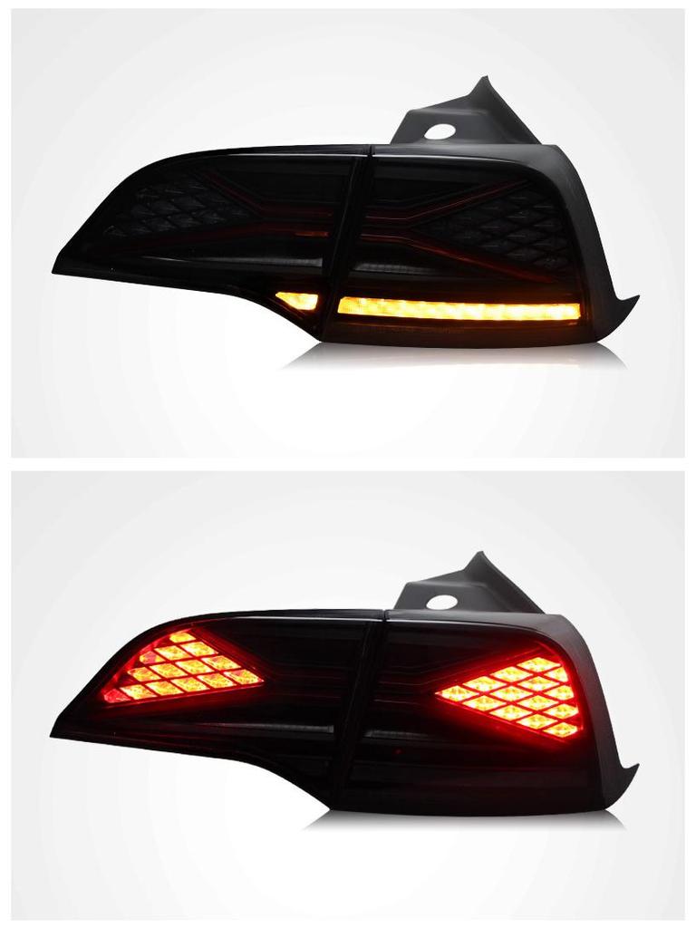 Tesla Model 3/Y LED Taillight: Knight Rider DRL, Sequential Turn Signal