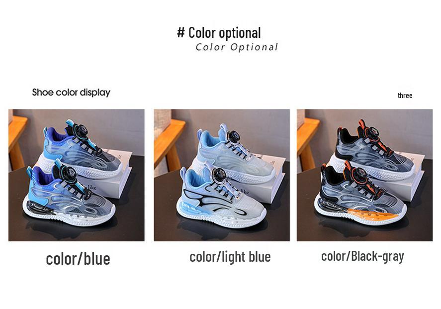 Boys' Cool Street Style Running & Basketball Shoes for Spring 2026 - Trendy Sports Footwear for Kids