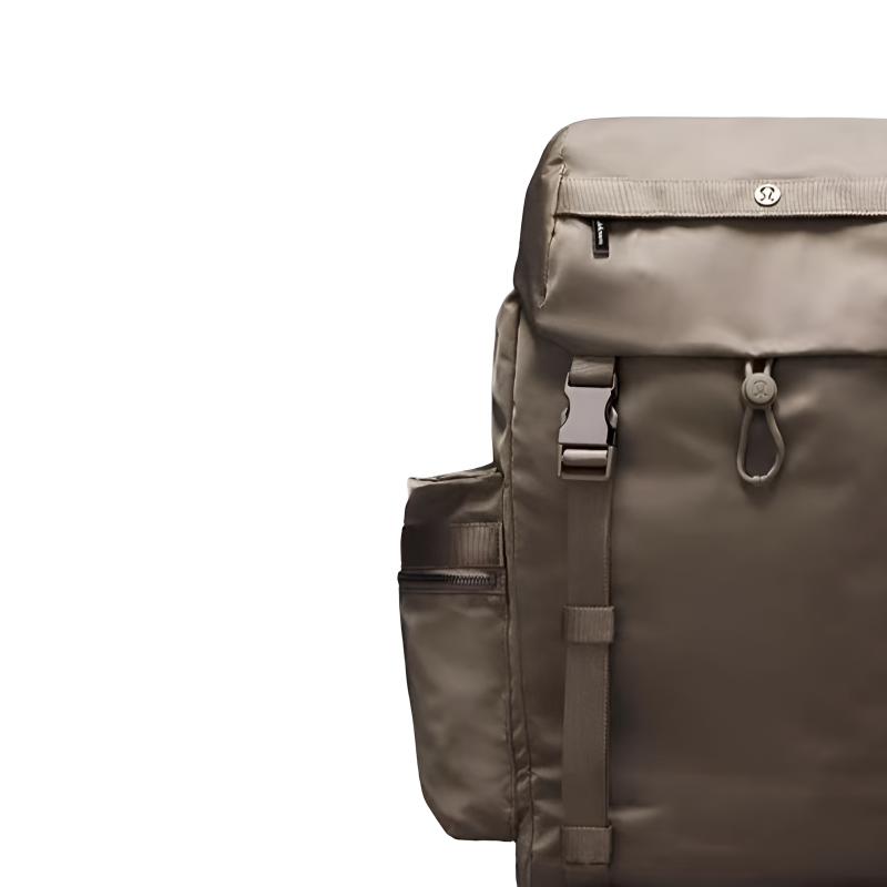 Lululemon Wunderlust 25L Versatile Portable Nylon Backpack Unisex Backpacks Nomadic-Grey LU9AS8S-NOMD