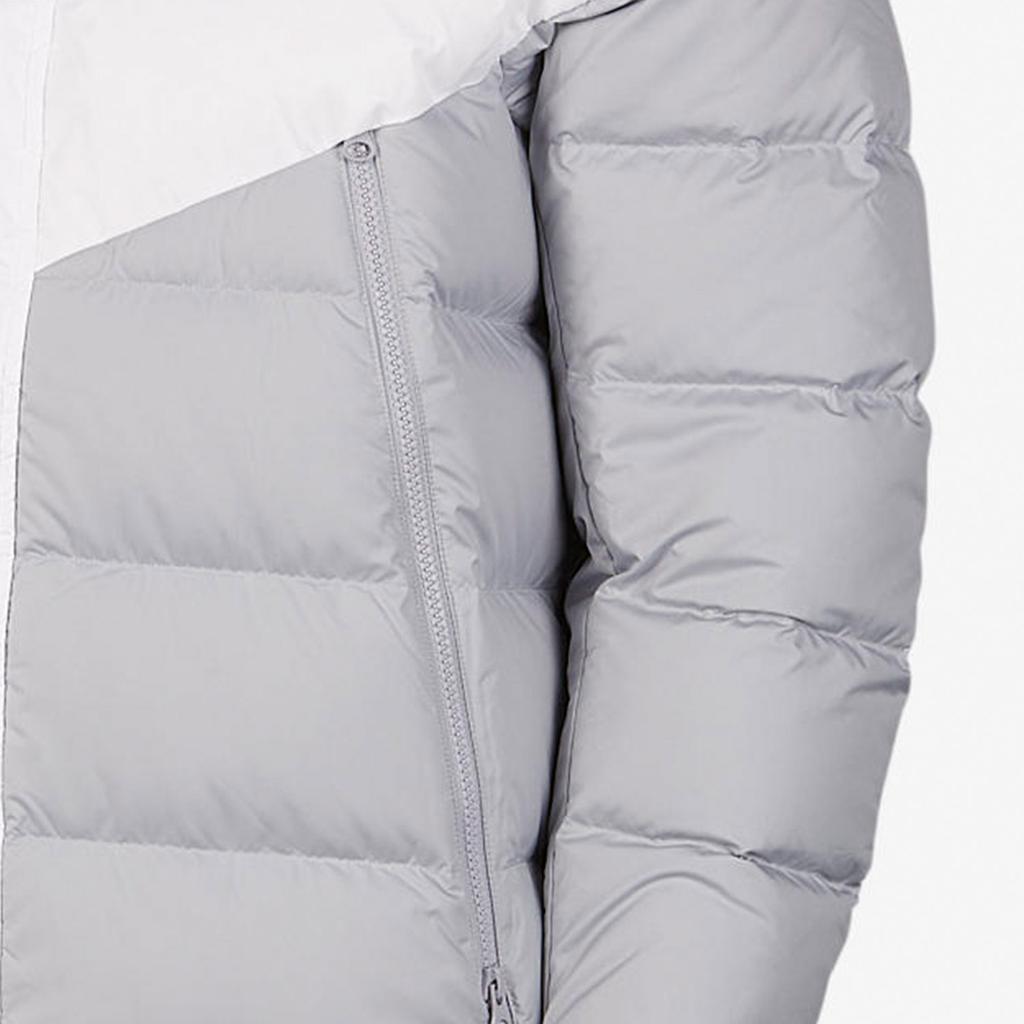 Nike Down Fill Hooded Long Down Jacket Men Outerwear Wolf-Grey CU0281-100