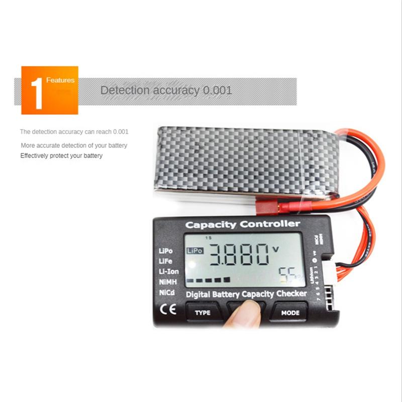 A96I-Digital Battery Capacity Checker Battery Capacity Checker With Balance Function For Life Li- Nimh Nicd
