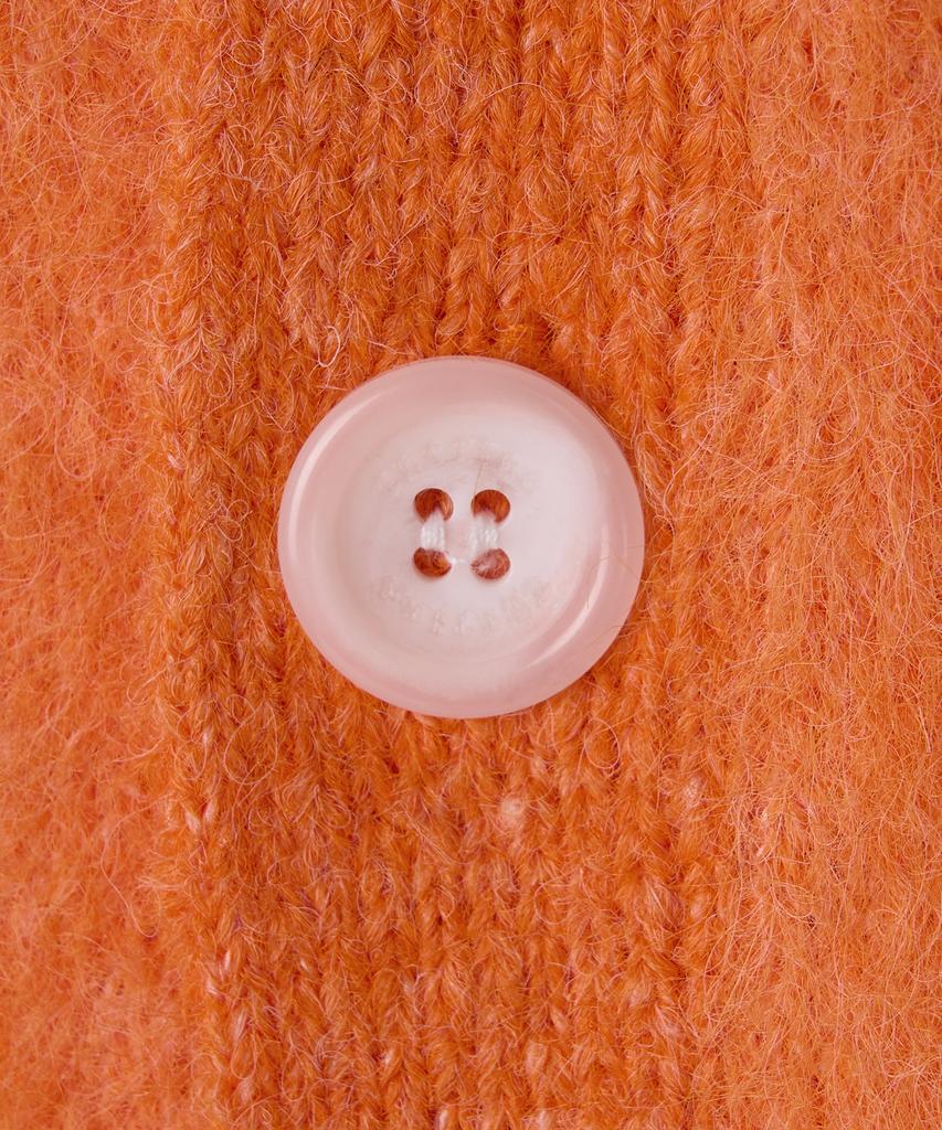 Deopinseu [Deopinseu X Find & Co] Shaggy Dog Cardigan (Soft Orange)
