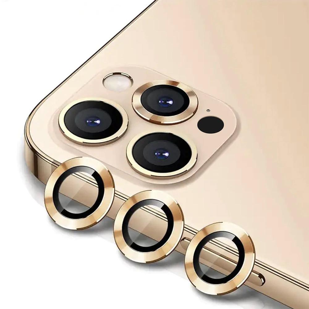 Tempered Glass for Camera (Lens) for iPhone 13 Pro / 13 Pro Max, Gold