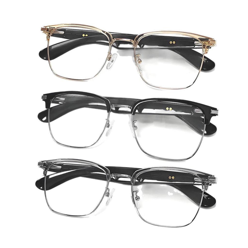 KI Bluetooth Smart Glasses mit automatischer Ein-/Aussch-Funktion, Metall-Federgelenke, Musik- & Anrufsensoren