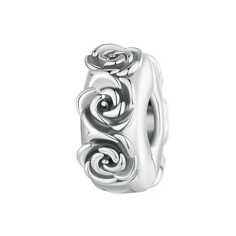 

BAMOER Стерлингового Серебра 925 пробы Ретро Коробка Сердце Шарм Винтаж Роза Бусина для Женщин Браслет Аксессуар Юбилейный Ювелирный Подарок SCC2706