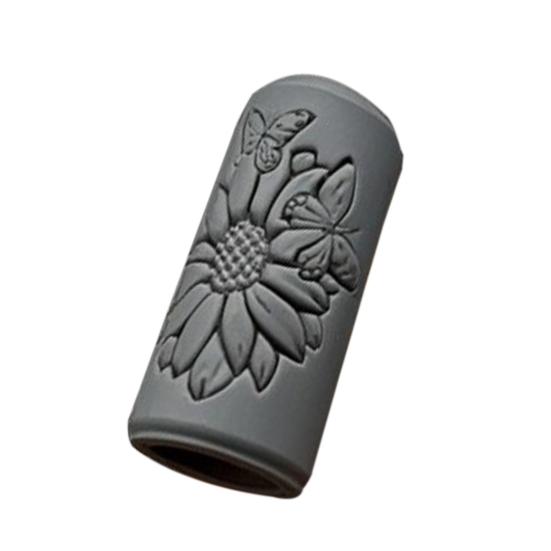 Polymer Clay Embossing Texture Roller Pottery Clay Modeling Patterned Roller DIY Household Ceramic Slab Clay Tile Textured Embossing Tools