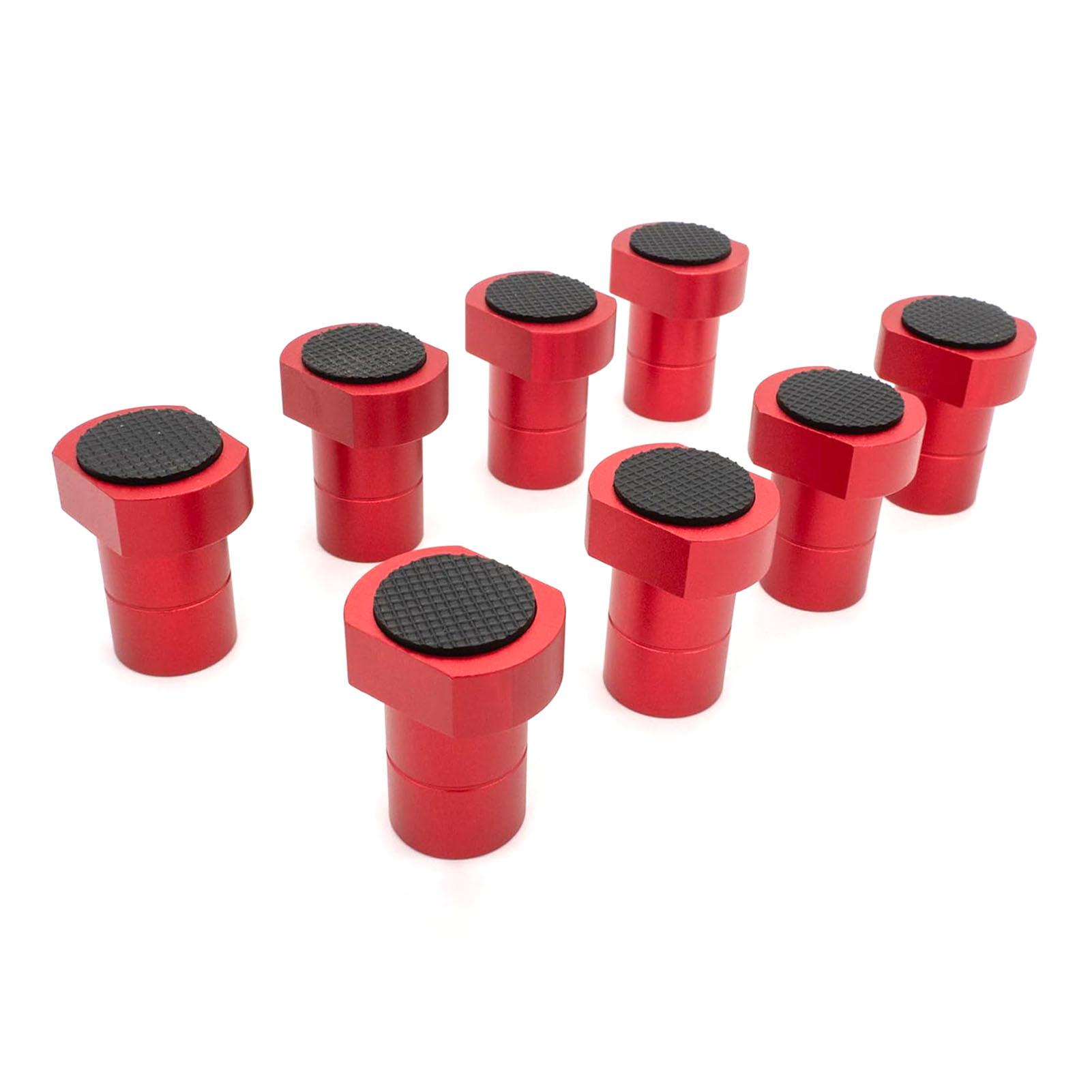 

8Pcs Bench Dogs Aluminum Alloy Non Slip Bench Brake Inserts Woodworking Clamp for Milling Cutting 3 4in 19mm