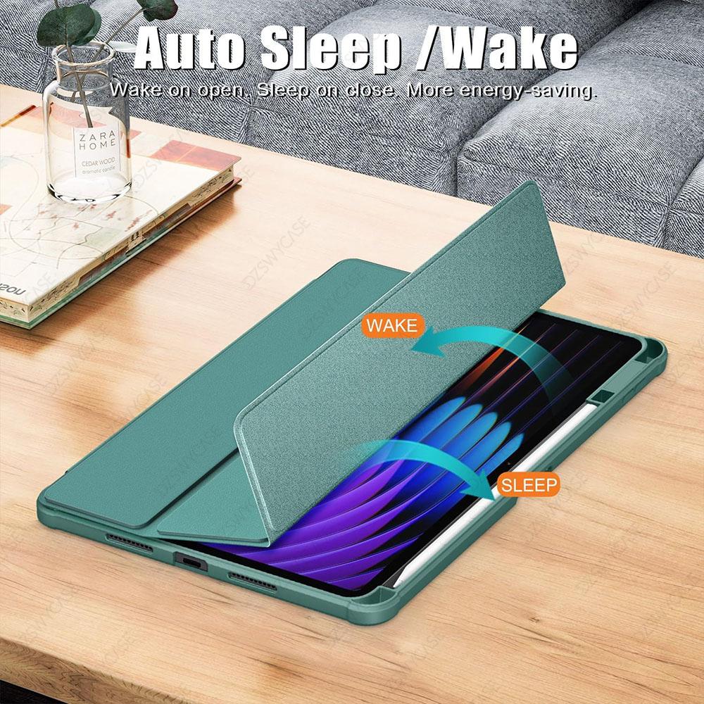 Case for Xiaomi Pad 7/8 Pro/Pad 7/8 11.2 inch ,with Pencil Holder Case Cover Shockproof Cover with Clear Transparent Back Shell