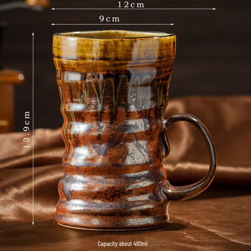 

Kiln-Fired Ceramic Coffee & Beer Mug