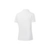 Li-Ning Fitness Series Simple Solid Color Casual Short Sleeve Polo Shirt Women tops White APLU256-1