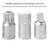 Drain Plug Socket M16 H17 S10 Drive Oil Drain Plug Oil Drain Plugs Removal Tool Key Socket Oil Sump Spanner