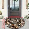 Colorful Pebble Welcome Door Mat, Velvet Material, Non-slip Bottom Back, Suitable for Entrance Doors, Bedroom Doors