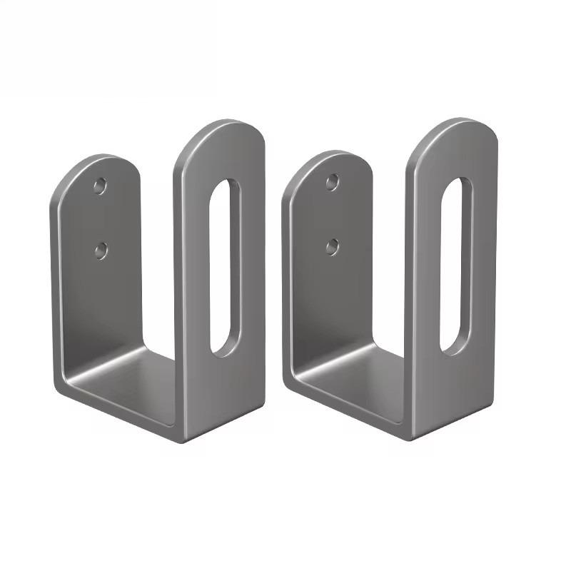 

2 шт. Держатель для крышек кастрюль, Подставка для разделочных досок, Полка для нарезки, Держатели из нержавеющей стали, Настенный, Кухонные крючки, Стойка, Полка для крышек кастрюль 2PCS серый