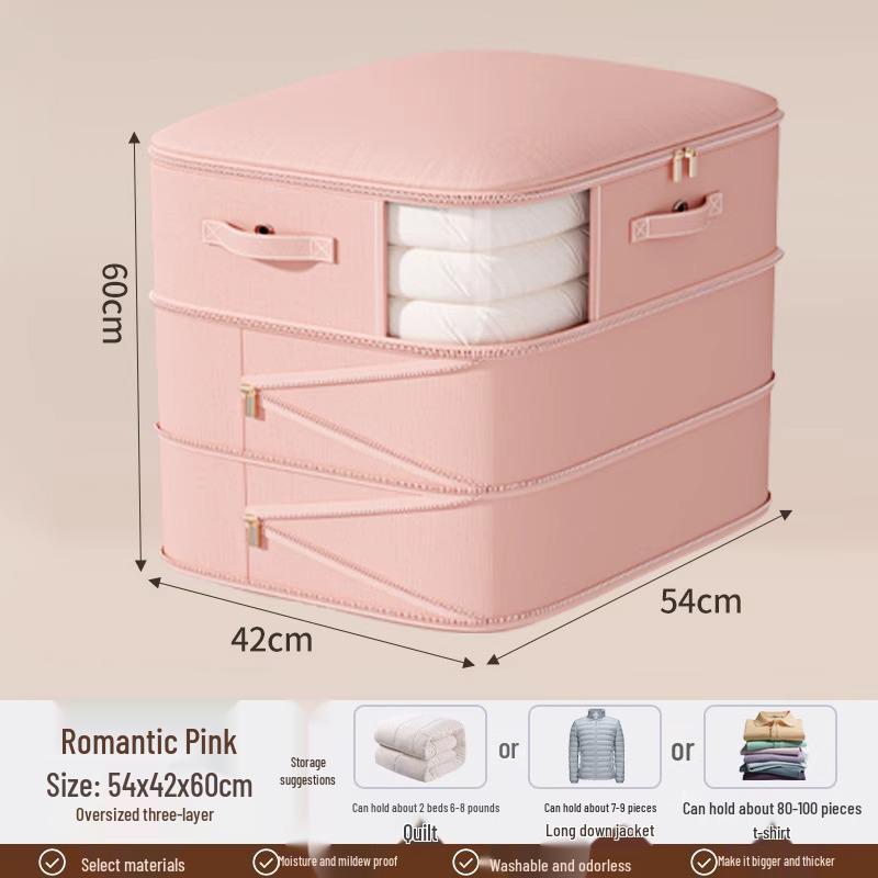 Large Capacity Transparent Vacuum Storage Bag for Down Jackets and Quilts