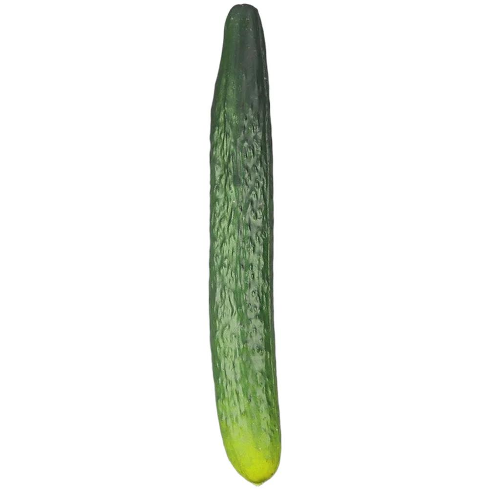 2PC PU Cucumber Model Set Realistic Fake Vegetable Props For Photography Window Displays And Home Decor Scenes