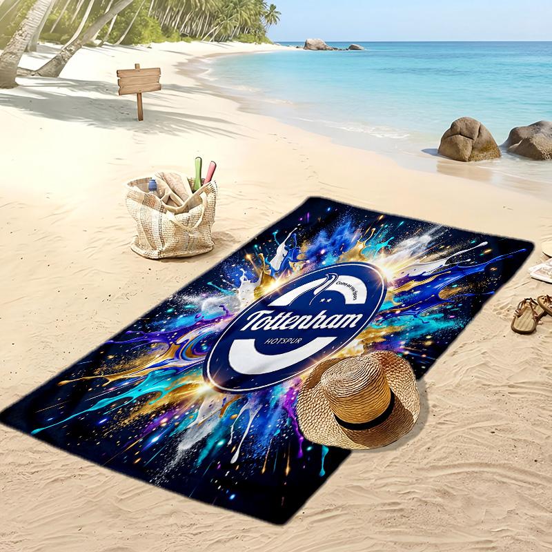 Tottenham Hotspur Printed Beach Towel Quick Dry Soft TowelPortable Large Rectangular Beach Blanket for Travel Swimming Pool