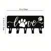 Wall Hooks for Home Decor Lovely Dog Shaped Metal Hook Set Kitchen Bedroom Entryway Storage