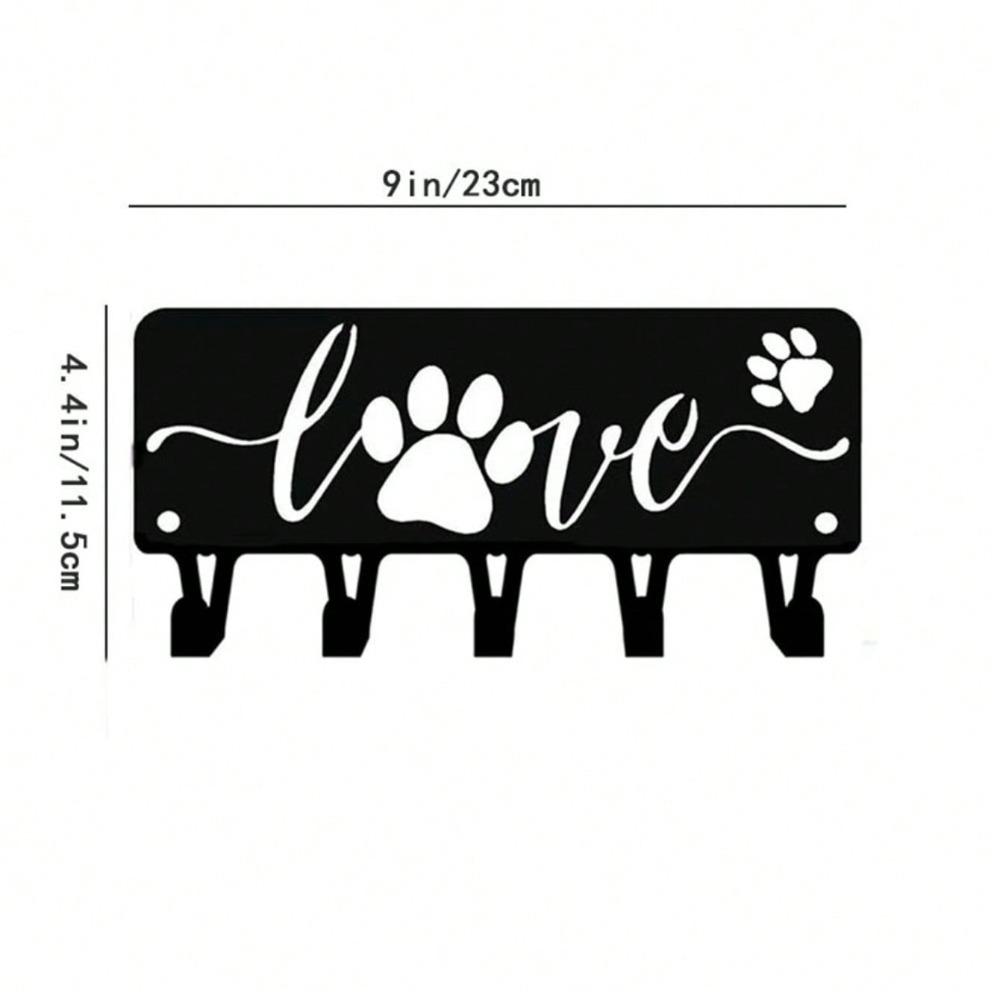 Wall Hooks for Home Decor Lovely Dog Shaped Metal Hook Set Kitchen Bedroom Entryway Storage