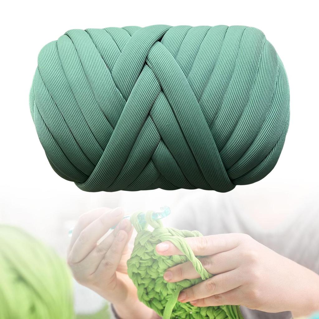 Cotton Polyester Chunky Yarn Bulky Chunky Yarn for Crochet Rug Making DIY